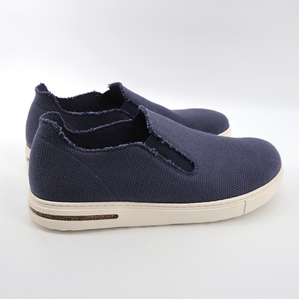 NEW Birkenstock Oswego Canvas Slip On Sneakers Navy Blue Mens 10 43